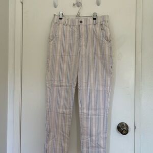 Hollister Stripe Beige Pants